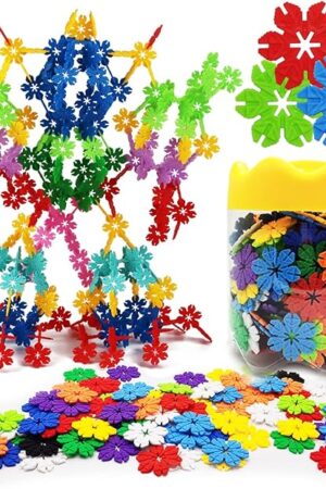 The QUN XING Building Toys Stem Toys 300PCS Big Size Interlocking Creative Educational Building Blocks Set Classroom Must Haves Manipulatives for Preschool for Teacher Boys and Girls Kids Ages 4-8