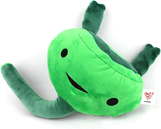 The I Heart Guts Prostate Plushie | Prostatectomy Surgery Gag Gift, Urologist 9? Green Plush Organ Prostatitis Gifts Stuffed Animal Humor Support Funny Weird Cancer Care Package