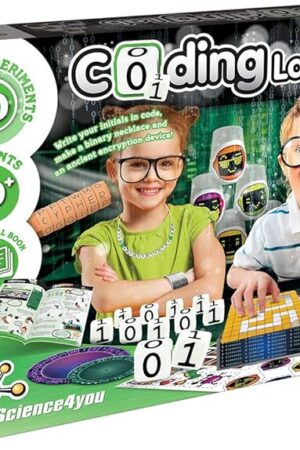 The PlayMonster Science4you — Coding Lab — 10 Experiments to Learn How to Code — Fun, Education Activity Kit — for Kids Ages 6+