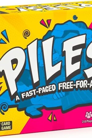 The Piles – Card Games – Family Games – for Kids 8 and Up – for Adults – Family Game Night – Travel & Memory Game – Party Games – 10 Mins