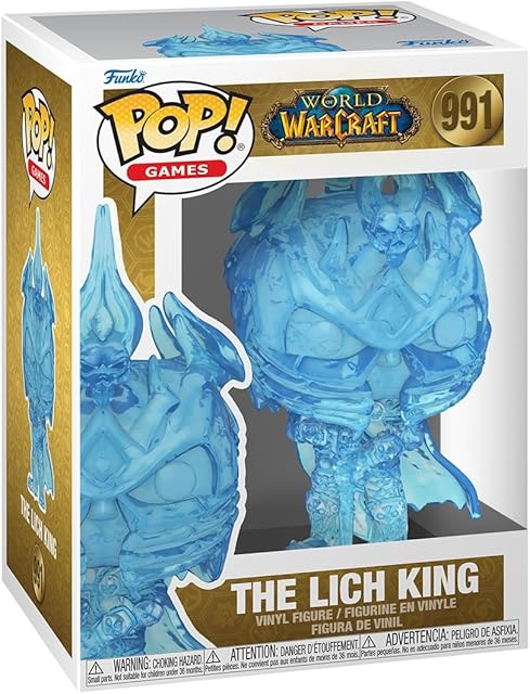 The Funko POP! Games: Warcraft - Lich King - World of Warcraft - Collectable Vinyl Figure - Gift Idea - Official Merchandise - for Kids & Adults - Video Games Fans - Model Figure for Collectors