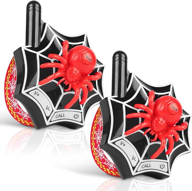 The Walkie Talkies for Kids Boys Toys Ages for 4-6 6-8 Long Range 2 Way Radio Outdoor Games Kid Toys for 3 4 5 6 7 8 9 10 3-12 Year Old Boy Birthday Gift Halloween Christmas Stocking Stuffers 2 Pack