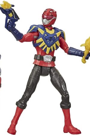 The Power Rangers Beast Morphers Beast-X King Red Ranger 6-inch Action Figure Toy Inspired by The TV Show