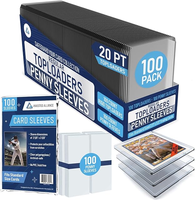 The Regular 3x4 Rigid Top Loaders for Cards & Card Sleeves | Ultra Trading, Baseball, Sports & Hard Plastic Protectors, MTG Toploaders Case Bulk, Football Sleeve Holders, Standard Collectible Protectors.