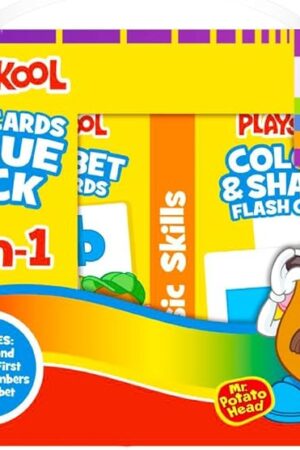 The Playskool Flash Cards Value Pack - Alphabet/First Words/Shapes & Colors/Numbers PreK - K