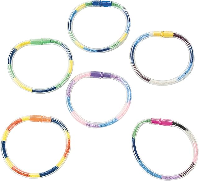 The Sand Art Bracelets for Kids - Bulk kit Makes 24, Includes Funnel - Sand Art Crafts and Party Favors