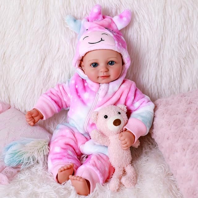 The BABESIDE 15-Inch Baby Dolls – Soft Cloth Body Lifelike Newborn Doll with Accessories, Real Life Baby Dolls Gift for Girls Age 3+, Perfect for Pretend Play, Cuddling & Collecting