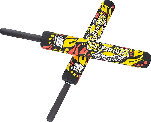 The Fandango Striker Sticks - Foam Sparring Sticks for Athletic Training Workout and Recreational Use - Outdoor Sports Activity Game - Set of 2 with Storage Drawstring Bag Included