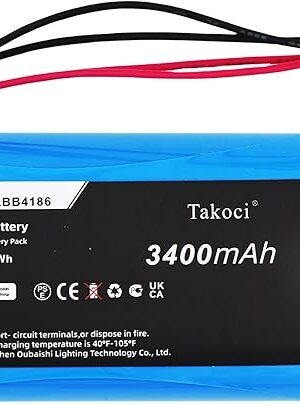 The Replacement Controller Battery Compatible with D-JI Phantom 3 Standard Remote Controller Fits P/N LGABB4186 RC03012 7.4V 3400mAh