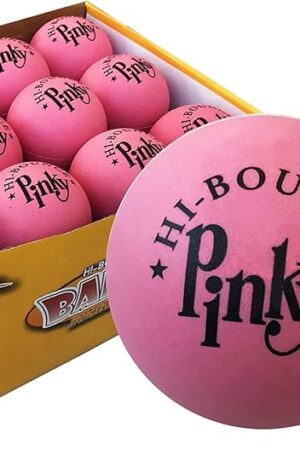 The Premium Rubber Ball 24 Balls Pack Pinky Bouncy Ball Colorful Display Box and Balls Combo Party Supplies Real Solid Rubber High Bounce Pink Ball Wall Ball for Kids