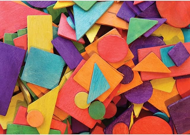 The Creativity Street Die-Cut Basics, Assorted Wood Shapes, Pack of 200