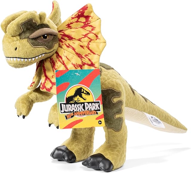 The The Noble Collection Jurassic Park Collector Plush Dilophosaurus
