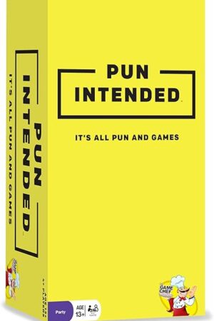 The Pun Intended Party Game for Pun Lovers - Hilarious Game Night Card Game for Friends & Family