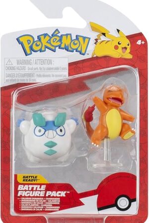 The Pokémon Battle Figure 2 Pack (Galarian Darumaka & Charmander #5) W19