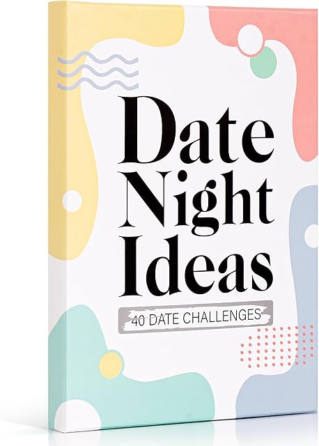 The Date Night Ideas, 40 Scratch Off Date Idea for Couples Games Adventures for Valentine's Day Gift, Gifts for Him Her, Romantic Boyfriend Card, Christmas Anniversary or Wedding Gift