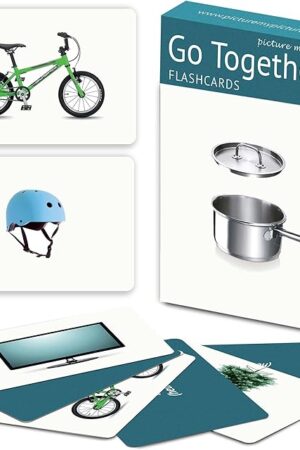 The Picture My Picture Go Togethers Flash Card Set – Speech Therapy Tool for Vocabulary, Communication & Thinking, Scratch-Resistant with Activity Guide, Suitable for Education, ESL & ABA – Set of 40
