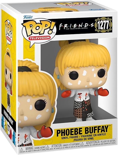 The Funko POP! TV: Friends - Phoebe Buffay - 1/6 Odds for Rare Chase Variant Chicken Pox - Collectable Vinyl Figure - Gift Idea - Official Merchandise - for Kids & Adults - TV Fans