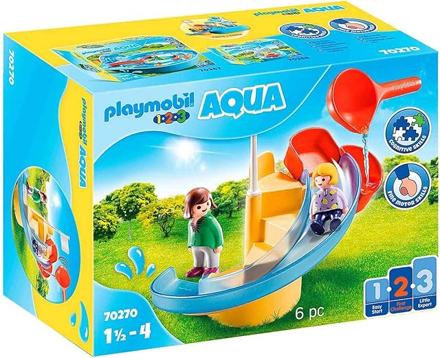 The Playmobil 1.2.3 Aqua Water Slide