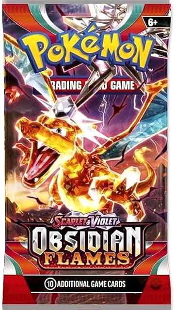 The Pokemon Scarlet & Violet Obsidian Flames Booster Pack