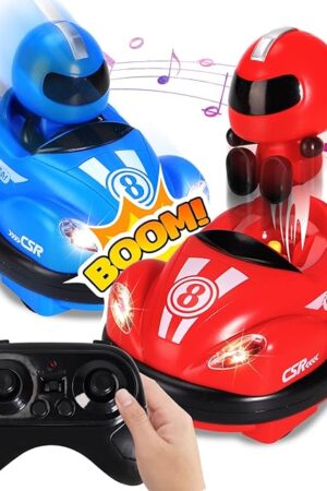 The Remote Control car 2-Piece Set, Remote Control Ejection Bumper car, Ejection Remote Control Racing car Toy, Suitable for Children's Gifts for Boys and Girls Over 6+ Years Old