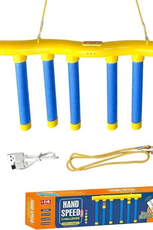 The Remote Control Reflex Stick Game, Family Interactive Reaction Time Training - Falling Sticks Challenge for Hand Eye Coordination Training, Party Reflex Challenge Games & Adults/Kids (Yellow)