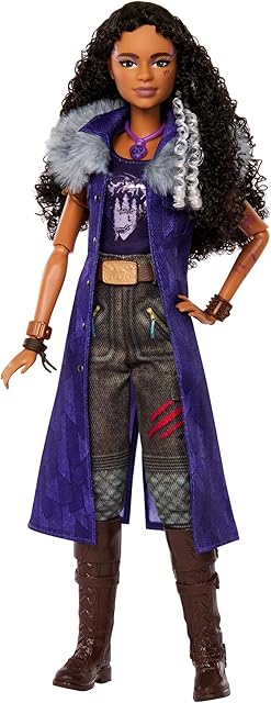The Mattel Disney Zombies 4: Dawn of The Vampires Willa Lykensen Fashion Doll with Removable Outfit & 7 Accessories, Inspired by The Movie