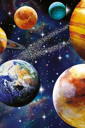 The Ravensburger Space 100-Piece Jigsaw Puzzle for Kids - Unique, Pieces | Engaging Space-Themed Artwork | Enhances Concentration and Creativity | Ideal Gift for Birthdays and Holidays