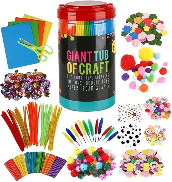 The Anneome 1set Boys and Supplies Materials for Arts Crafts Flexible Collage and Daycare Essentials for Birthday and School Projects