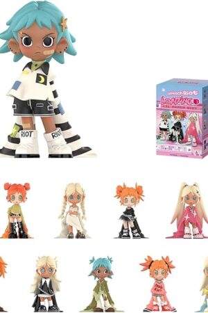 The POP MART Lil Peach Riot Loading! Series Blind Box Figures, Collectible Toys Home Decorations, Holiday Birthday Gifts for Girls and Boys, Single Box