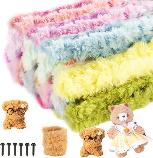 The LANIAKEA 20PCS 39.37 Inches Fur Pipe Cleaners Craft 10 Colors Chenille Stems Thick Pipe Cleaners Craft Supplies Fuzzy Wire for Art and Craft Creative DIY Decorations