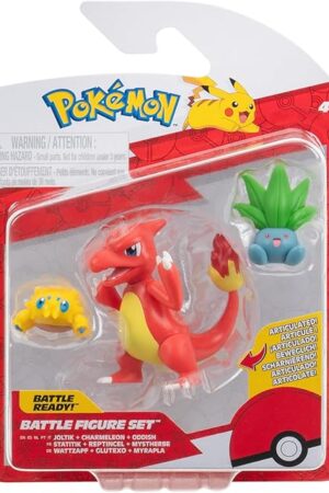 The Pokémon PKW3894 Battle Figure Set - Cotton Cone, Myrapla, Glutexo, Official Figures Set