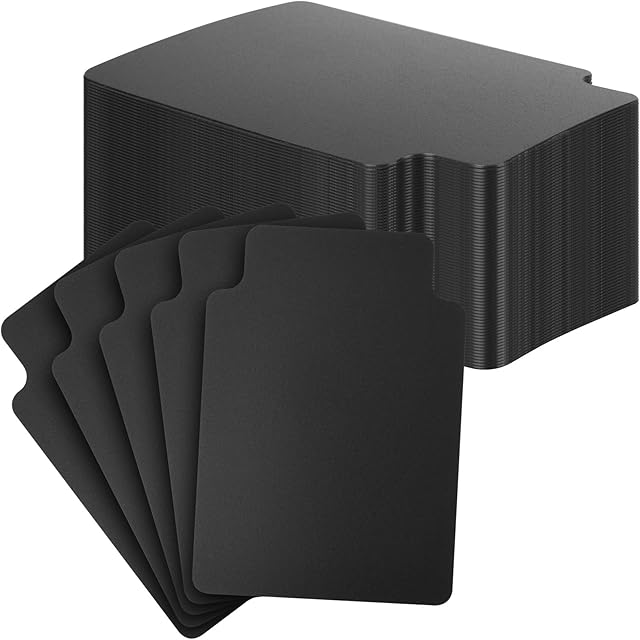 The Tall Trading Card Dividers, 0.8MM Thick Card Page Dividers Frosted Card Separator with Tabs Top Loaders Plastic Divider Cards for BCW, Games Sports, Playing Card, 4.2 * 3" (50)