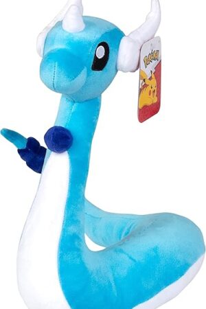 The Pokemon 12" Large Dragonair Plush - Officially Licensed - Scarlet and Violet Evolution Figure - Authentic Soft Stuffed Animal Toy - Easter Basket Stuffer Gift for Kids, Boys, Girls