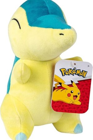 The Pokémon Legends: Arceus 8" Cyndaquil Plush - Officially Licensed - Generation 2 Starter Figure - Authentic Soft Stuffed Animal Toy - Easter Basket Stuffer Gift for Kids, Boys, Girls
