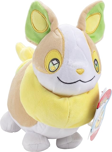 The Pokemon 8" Yamper Plush - Officially Licensed - Sword and Shield - Authentic Soft Stuffed Animal Toy Figure - Holiday Christmas Stocking Stuffer Gift for Kids, Boys, Girls - 2+
