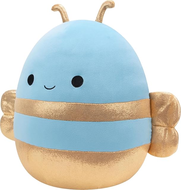 The Squishmallows Adopt Me! 14-Inch Queen Bee Plush - Large Ultrasoft Official Kelly Toy Plush