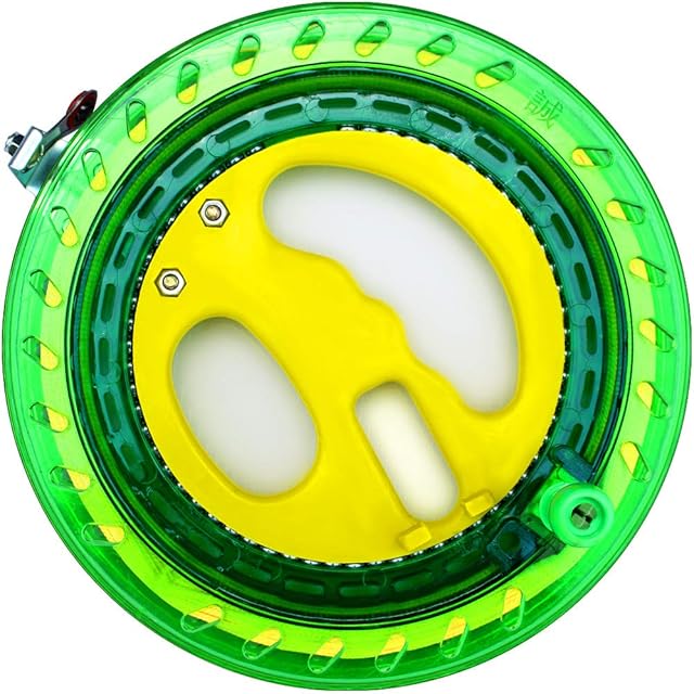 The HENGDA KITE Professional Outdoor Kite Line Winder Winding Reel Grip Wheel with Flying Line String Flying Tools with Lock,Kite String Spool