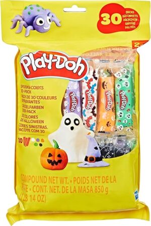 The PLAY-DOH 30 Pack Spooky Colors, Individually Wrapped 1 Ounce Sticks for Halloween, Trick or Treat, or Fall Seasonal Arts & Crafts for Kids 2+