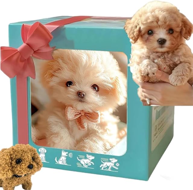 The My Realistic Robot Puppy Dog Toy, Robot Dog Realistic, My Reali-stic Rob-ot Puppy for Adults, Nicoo Robo-t Dogs That Acts Like a Real Do-g, Rob-ot D-og Toy, Walking, Barking, Tail Wagging (G)