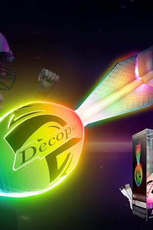 The Premium Foam Glow in The Dark Football, Latest LED Light up Football, Color-Changing-Perfect Birthday&Camping Gift for Kids 8-15+,Sports&Outdoors Toys for Ages Kids 8 9 10 11 12 13 14 15