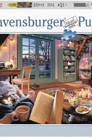 The Ravensburger Cozy Retreat Jigsaw Puzzle - 300 Piece Large Format | Engaging Brain Game for All Ages | Premium Quality & Unique Softclick Technology | Ideal Gift for Puzzle Enthusiasts