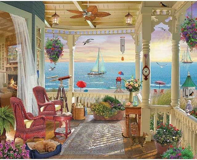 The White Mountain Puzzles Summer Breeze, 1000 Piece Jigsaw Puzzle