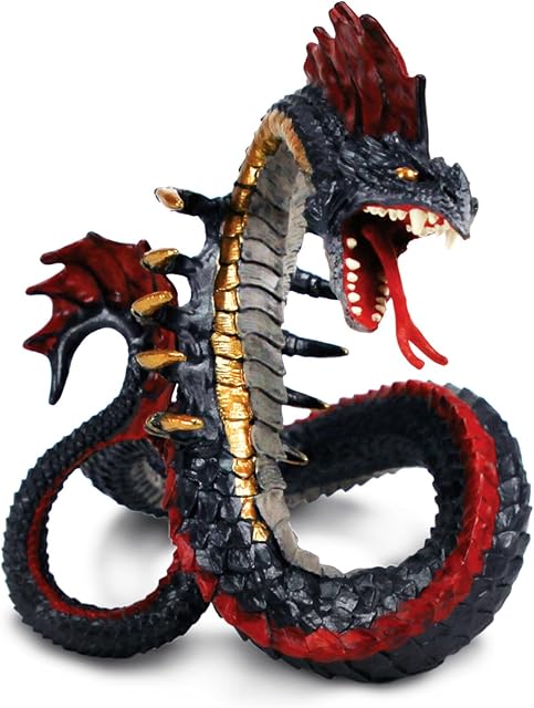 The Safari Ltd. Mythical Basilisk Figurine – 5.5" Mythical Serpent Model Figure– Imaginative Toy for Boys, Girls, & Kids Ages 3+