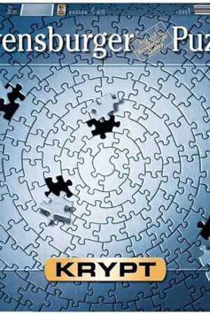 The Ravensburger Krypt Silver 654 Piece Jigsaw Puzzle for Adults - 15964 - Every Piece is Unique, Softclick Technology Means Pieces Fit Together Perfectly