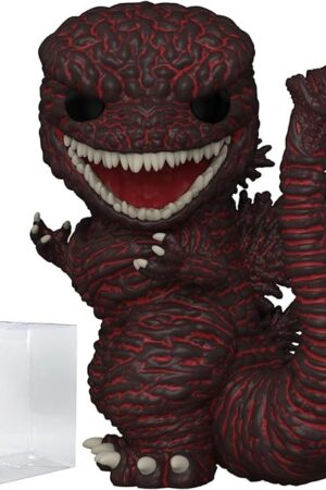 The POP Movies: Godzilla 70th Anniversary - Shin Godzilla 2016 Funko Vinyl Figure (Bundled with Compatible Box Protector Case), Multicolor, 3.75