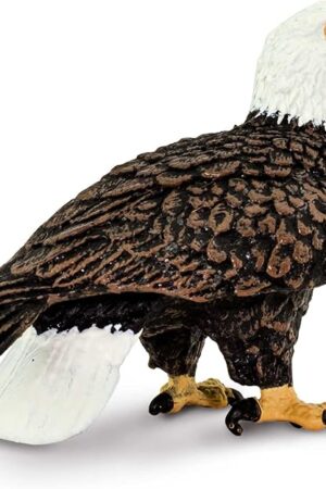 The Safari Ltd. Bald Eagle Figurine - Realistic 2.4" Bird Figure - Educational Toy for Boys, Girls, and Kids Ages 3+