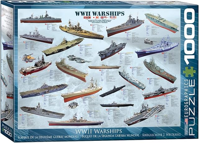 The EuroGraphics WWII War Ships 1000 Piece Puzzle (6000-0133)