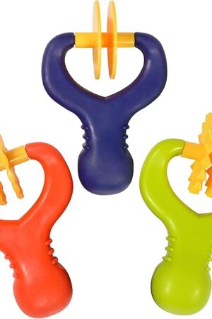 The READY 2 LEARN Chunky Dough Strip Cutters - 3 Patterns - Plastic Dough Cutters for Kids - Toddler Art Supplies - Clay Tools for Kids