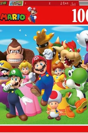 The Ravensburger Super Mario Brothers Bros 1000 Piece Jigsaw Puzzle for Adults and Kids Age 12 Years Up, 500, Green