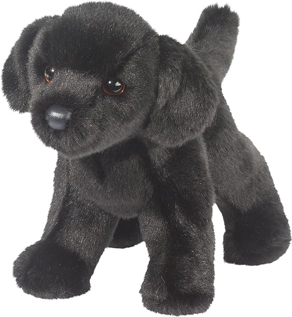 The Douglas Bear Black Lab Dog Plush Stuffed Animal